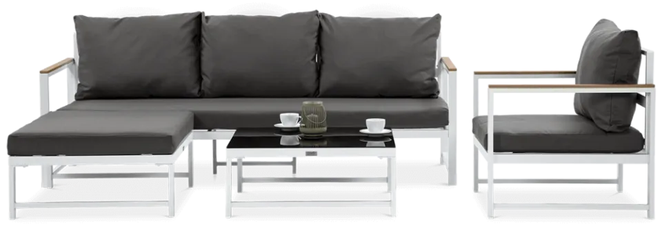 Dārza komplekts Orlan Fory balts - N1 Home