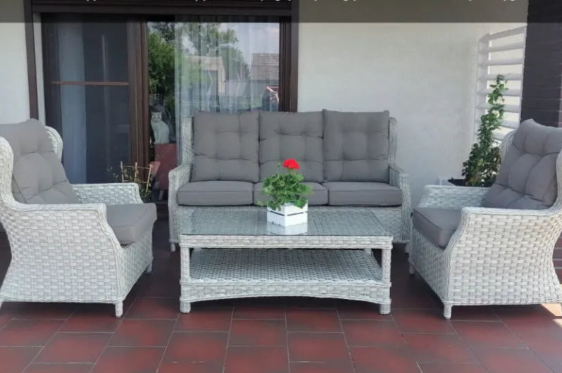 Dārza komplekts Trivo 3 brūns - N1 Home