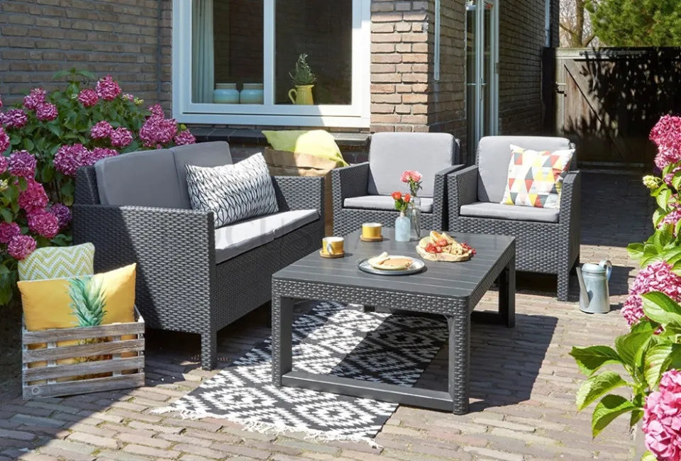 Galds Naro Ly 116/71/40-64 cm grafits - N1 Home