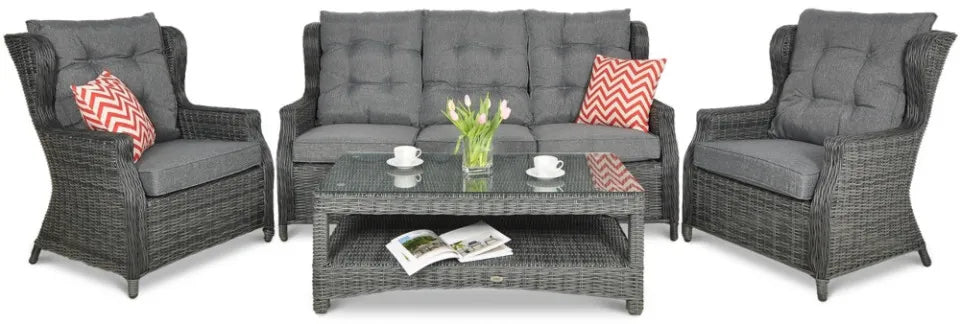 Dārza komplekts Trivo 3 tumši pelēks - N1 Home