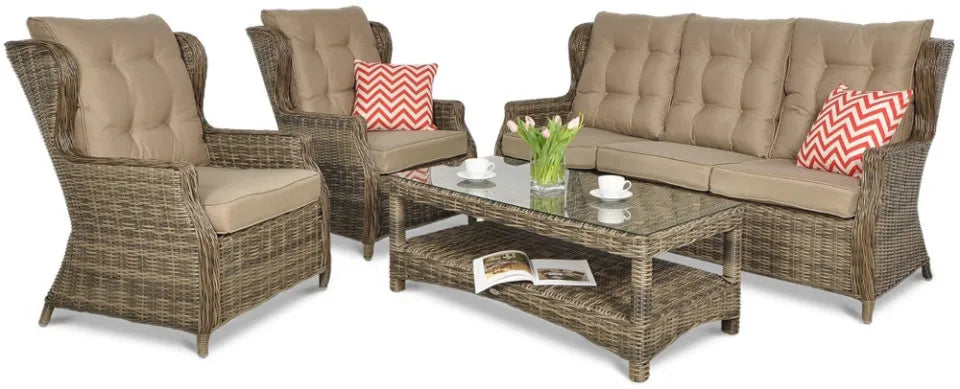 Dārza komplekts Trivo 3 brūns - N1 Home