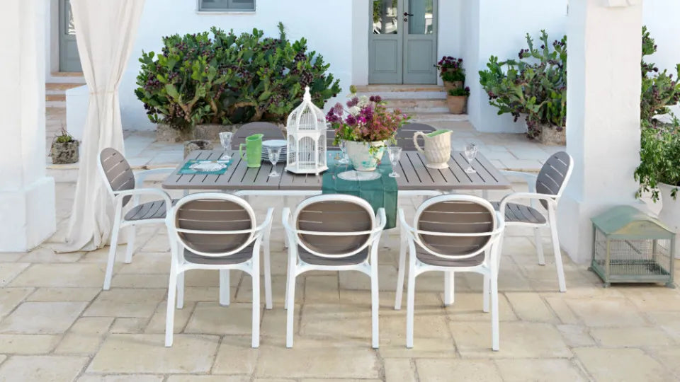 Galds Naro Apoli 210/100/73; 140/100/73 cm antracīts - N1 Home