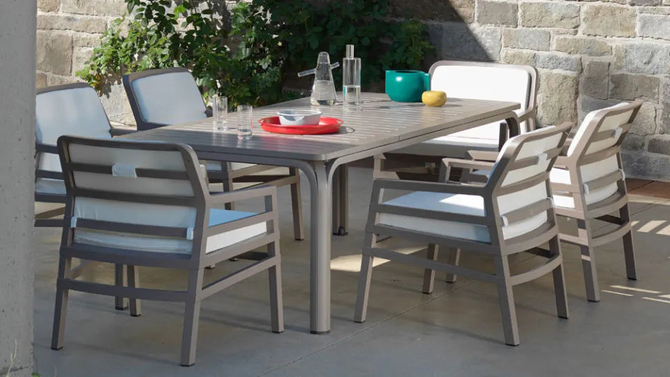 Galds Naro Apoli 210/100/73; 140/100/73 cm antracīts - N1 Home