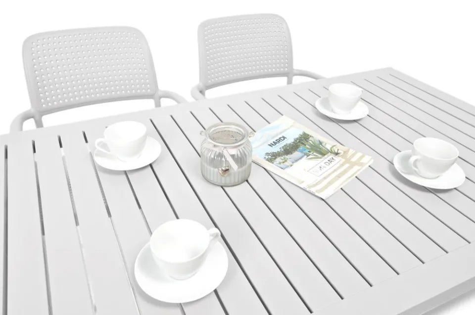 Dārza komplekts Narvi Bori 140/4+1 bianco - N1 Home