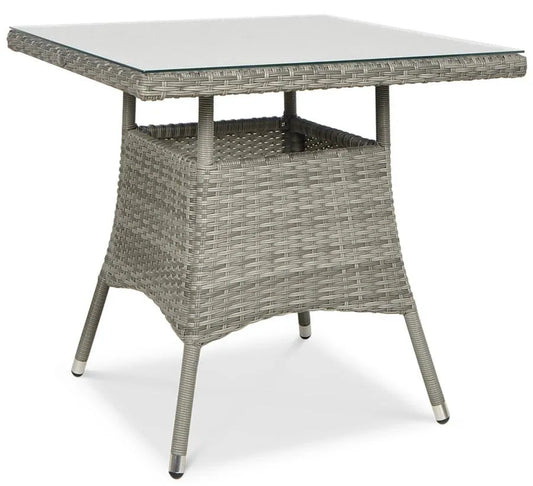 Galda Lugi 80/80/74 cm delfīnu pelēks - N1 Home