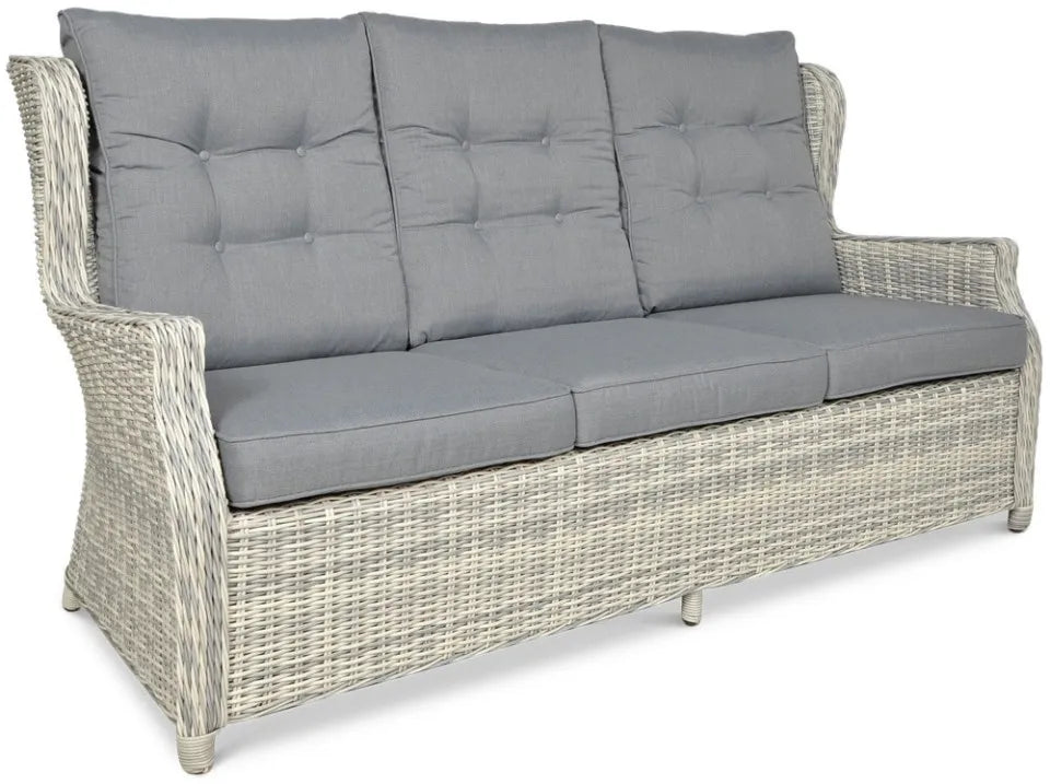 Dārza komplekts Trivo 3 pelēks/balts - N1 Home