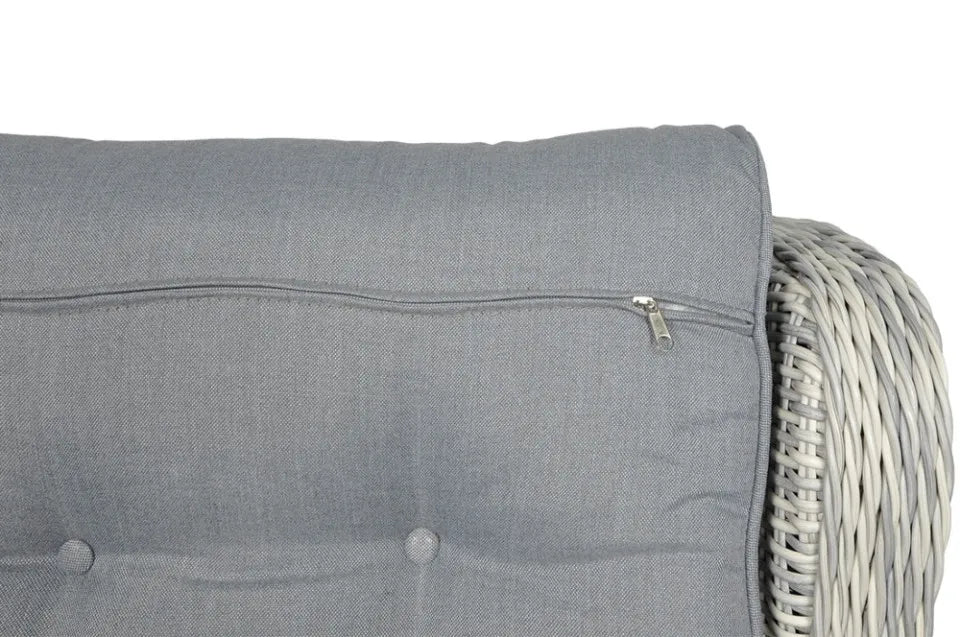 Dārza komplekts Trivo 3 pelēks/balts - N1 Home