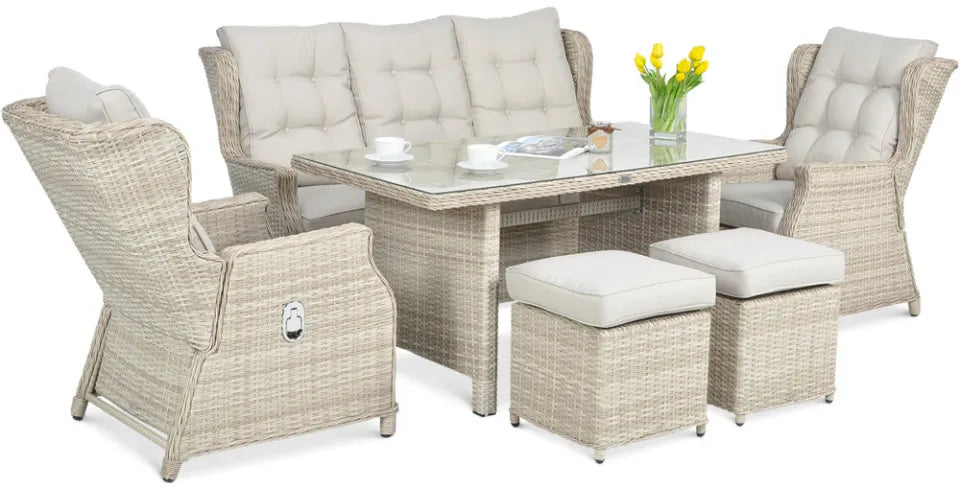 Dārza komplekts Balti Dins bēšs - N1 Home