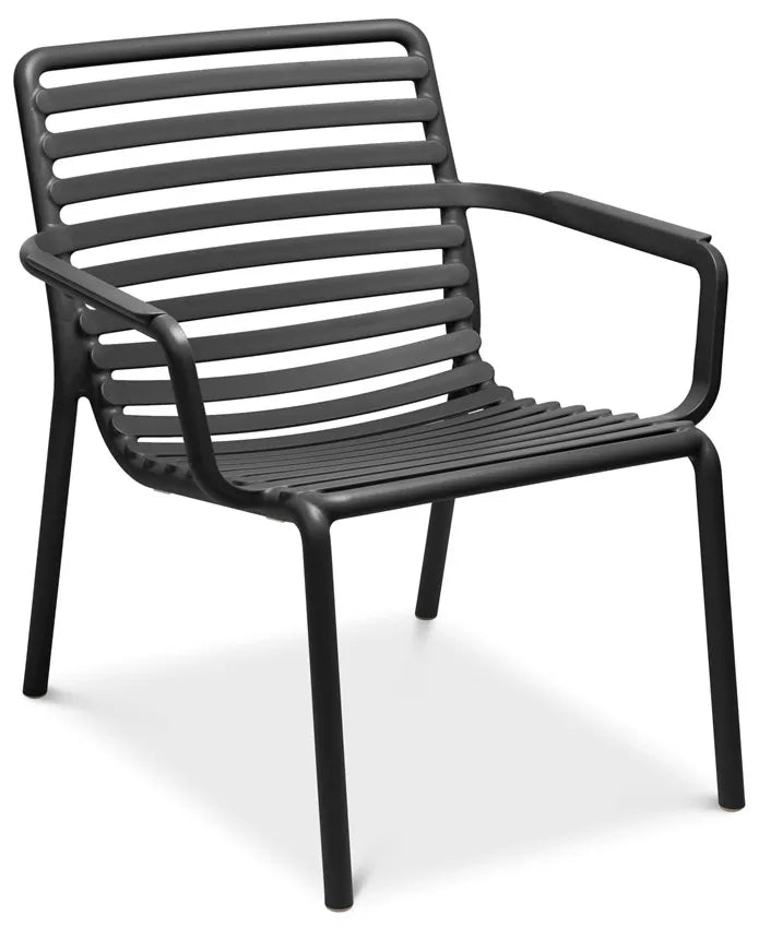 Dārza krēsls Narvi Dogs Relax 70/76/75 cm antracīts - N1 Home