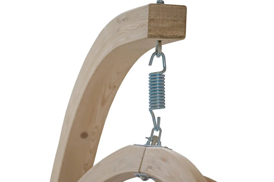 Koka piekaramais krēsls Zoli 120/183/230 cm zaļš - N1 Home