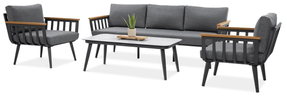 Balkona mēbeles Stelli Kafe pelēks - N1 Home