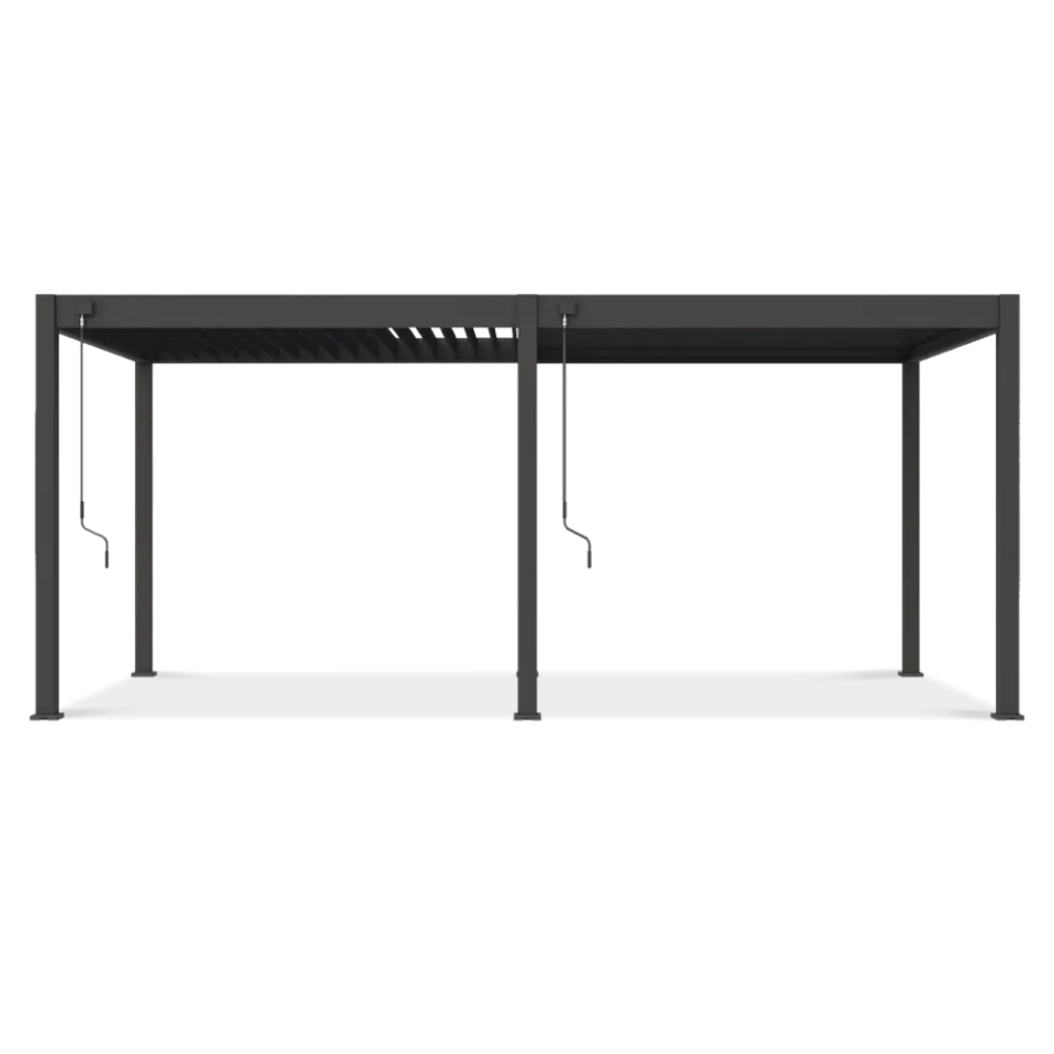 Alumīnija dārza pergola Elia 3x6 309/600/255 cm antracīts - N1 Home