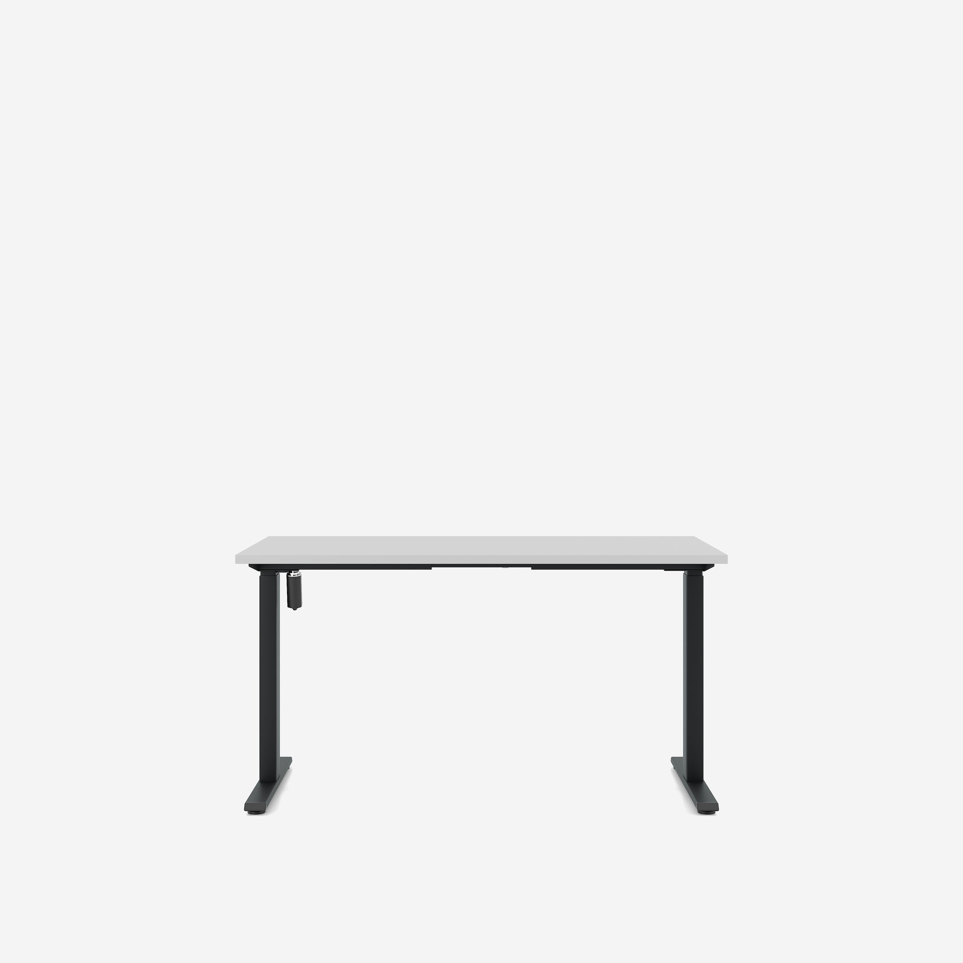Biroja galds Nuvo 135/65 cm melns/pelēks - N1 Home