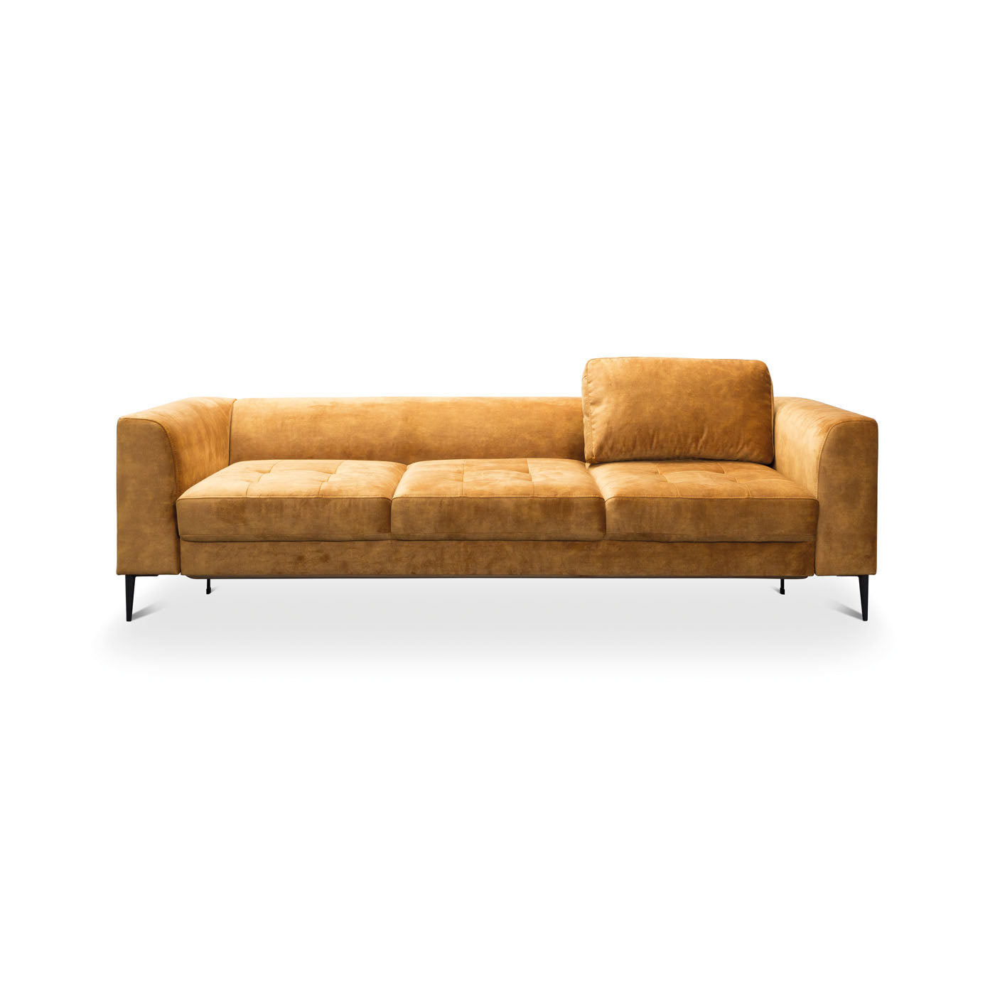 Dīvāns Lidzi 234/80/99 cm sinepes - N1 Home