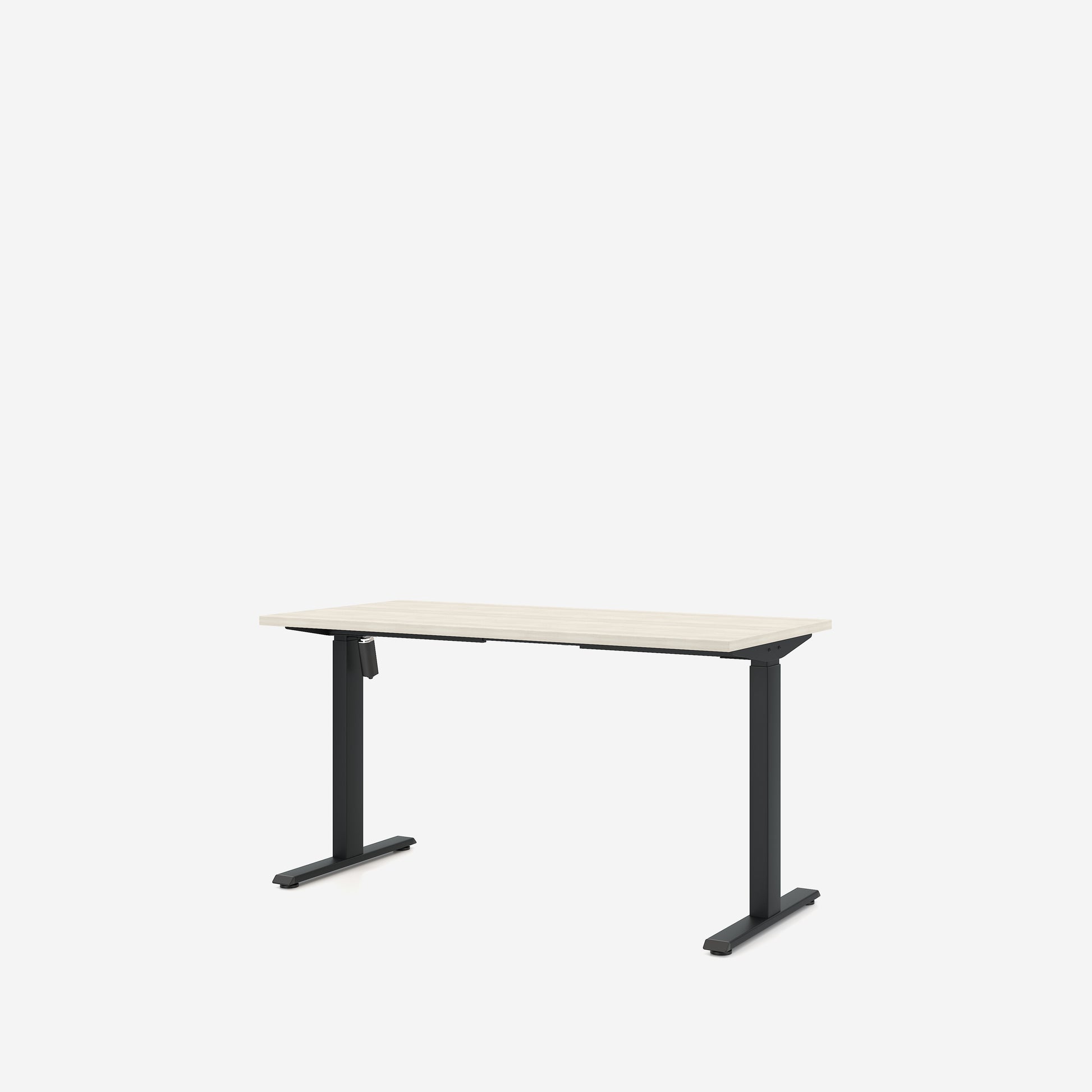 Biroja galds Nuvo 135/65 cm melns/krēms - N1 Home