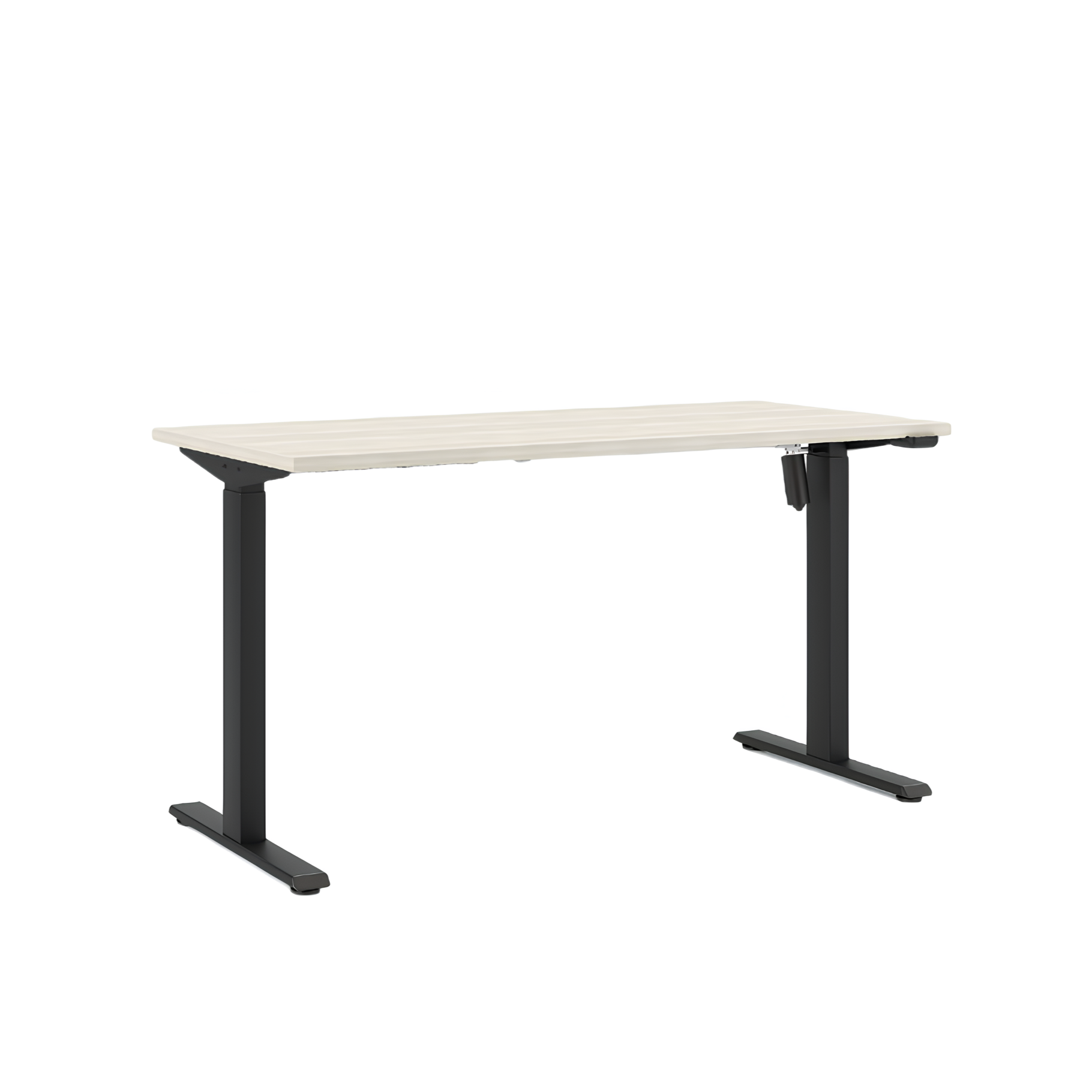 Biroja galds Nuvo 135/65 cm melns/krēms - N1 Home