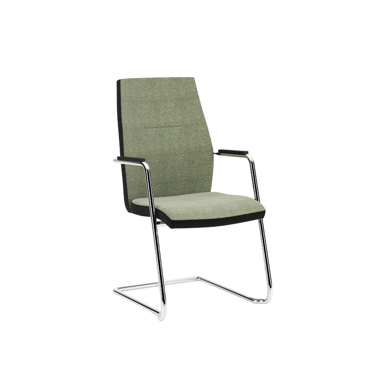 Konferenču krēsls Uno 64/97/55 cm pelēks - N1 Home