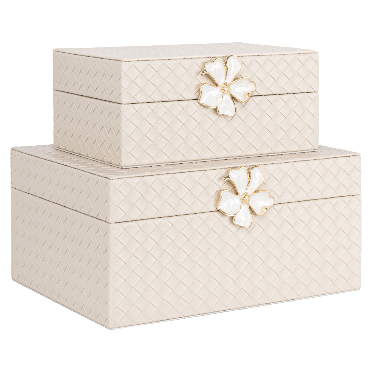 Uzglabāšanas kaste Lillie L 11/23/18,5 cm ivory