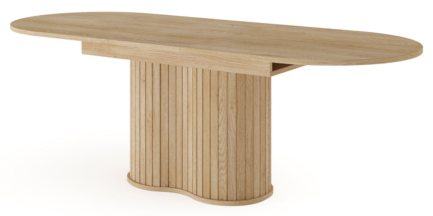 Galds Lavas 75/180/90 cm Kremonas ozols - N1 Home