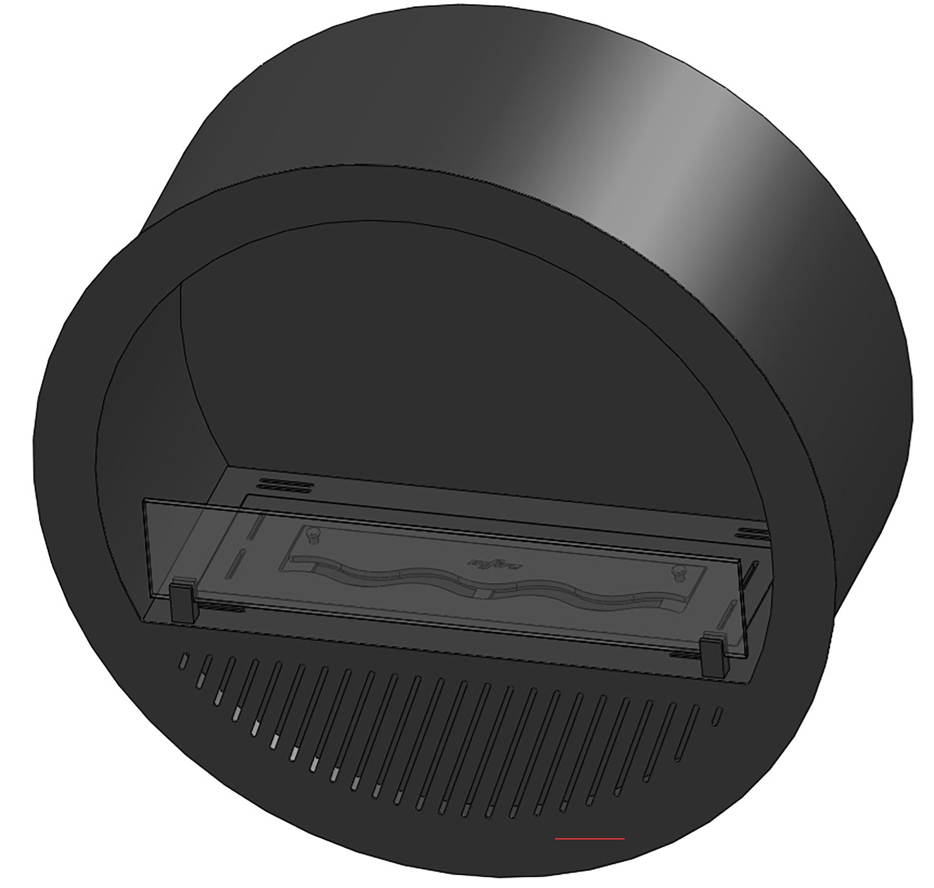 Biokamīns Incyrc Slim inside 73/30 cm melns - N1 Home
