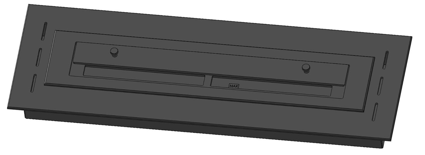 Biokamīns Inbo 600 60/20/5 cm melns - N1 Home