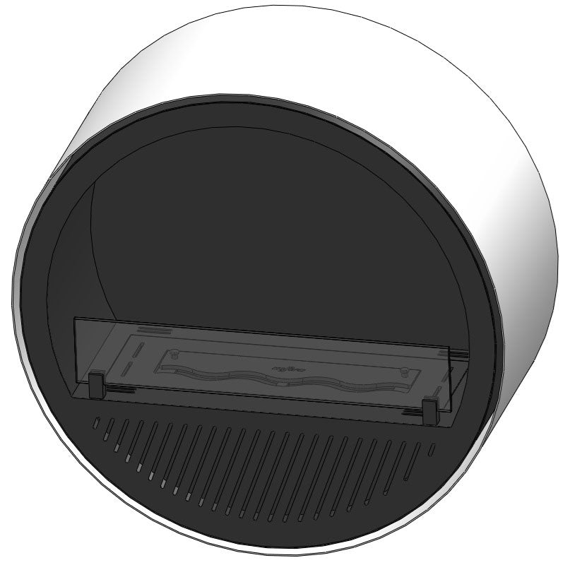 Biokamīns Incyrc Slim wall 72/30 cm melns - N1 Home