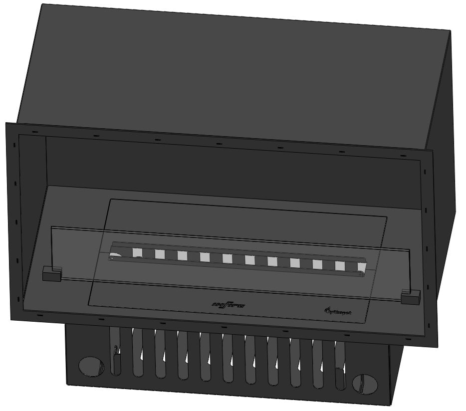 Elektriskais kamīns Invap inside 80/45/40 cm melns - N1 Home