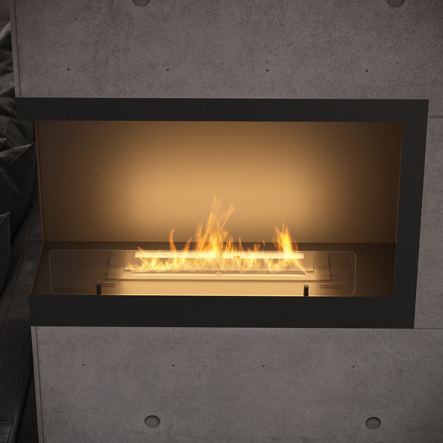 Biokamīns Insi 800V1 84/54/25 cm melns - N1 Home