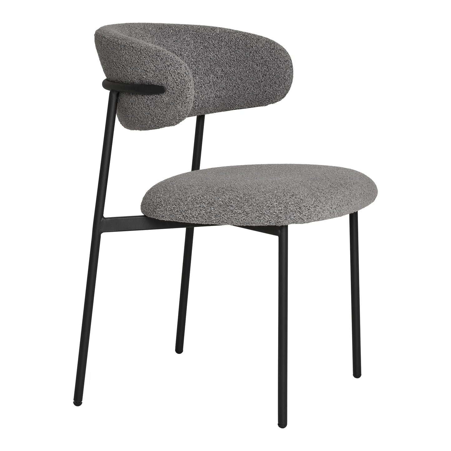Krēsls Mirsa 55/59/79 cm gaiši pelēks