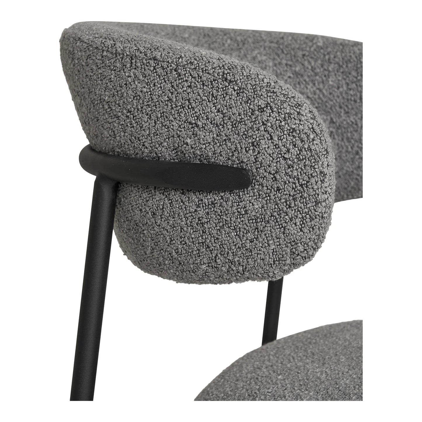 Krēsls Mirsa 55/59/79 cm gaiši pelēks