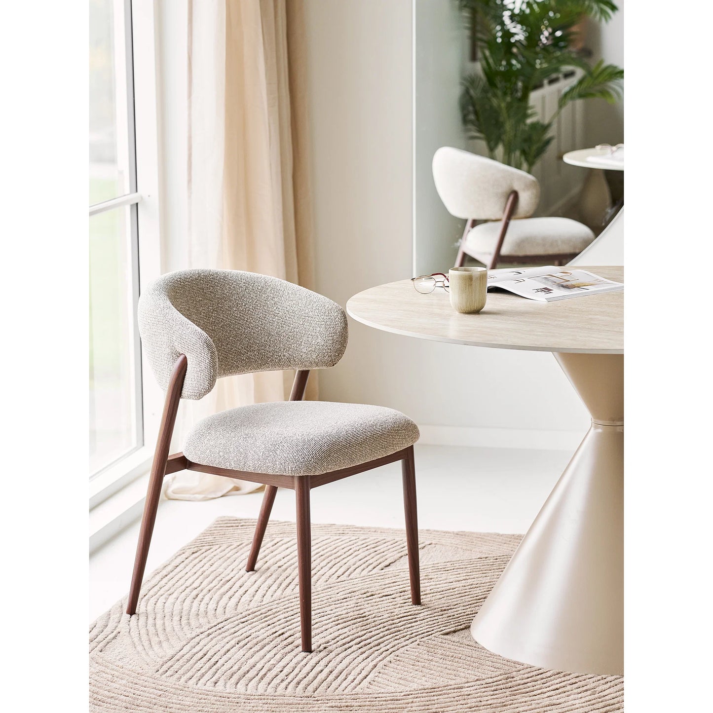 Krēsls Cavs 57/65/80 cm sand/brūns