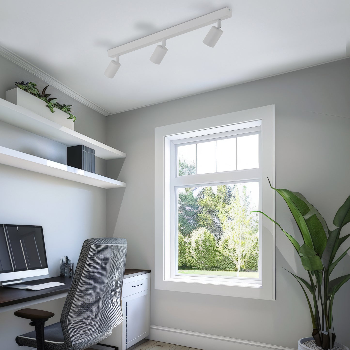 Lampa Nexi 180 × 770 × 150 mm balts - N1 Home