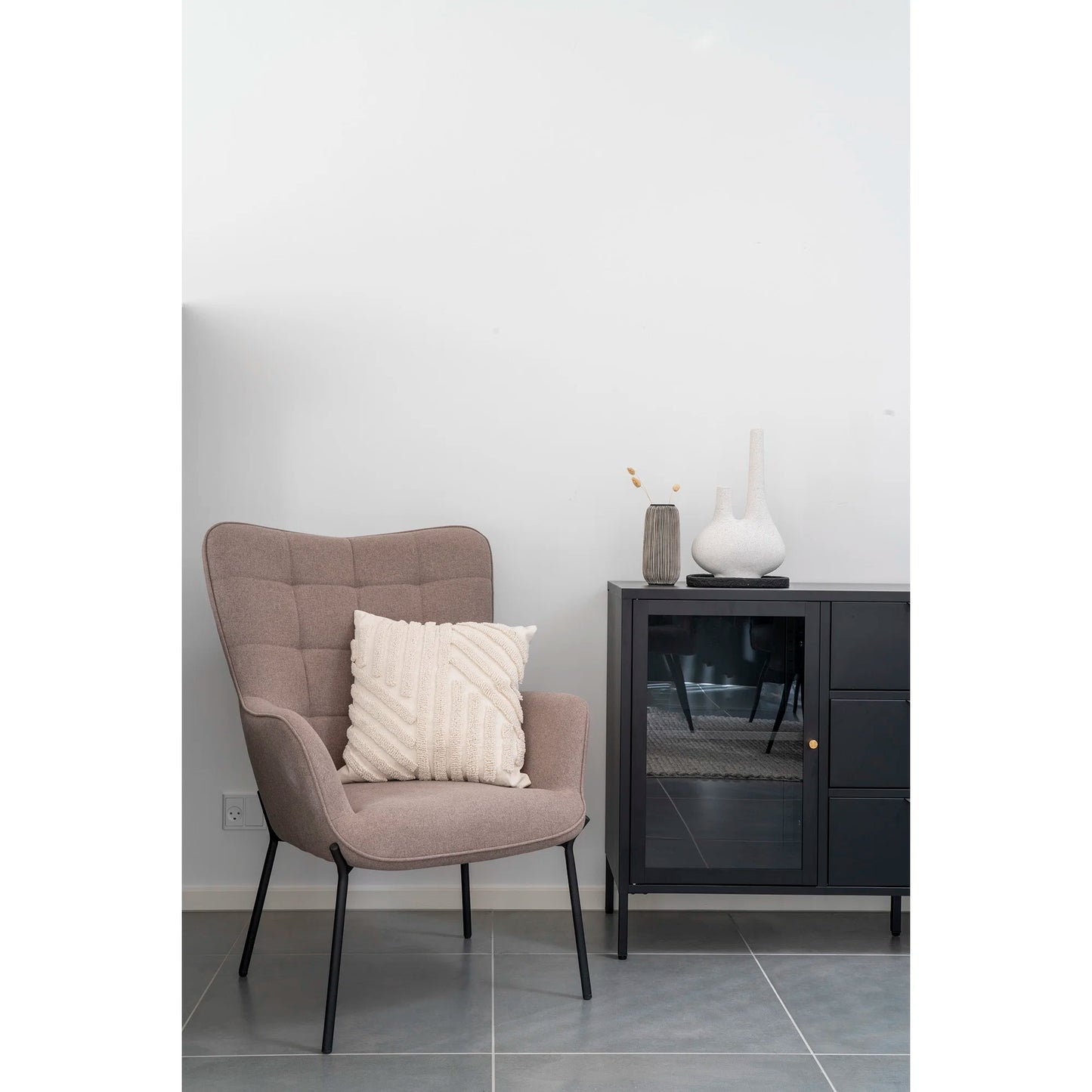 Krēsls Glazo 70/79/98 cm stone