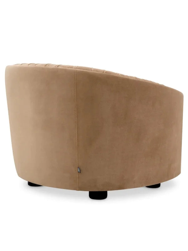 Krēsls Jameson Eichholtz 88/88/64 cm Amaro camel | black feet - N1 Home
