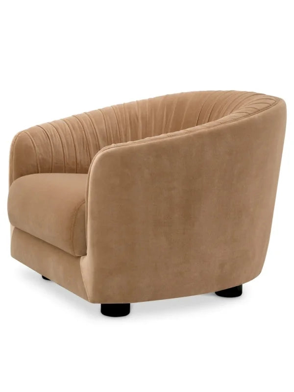 Krēsls Jameson Eichholtz 88/88/64 cm Amaro camel | black feet - N1 Home