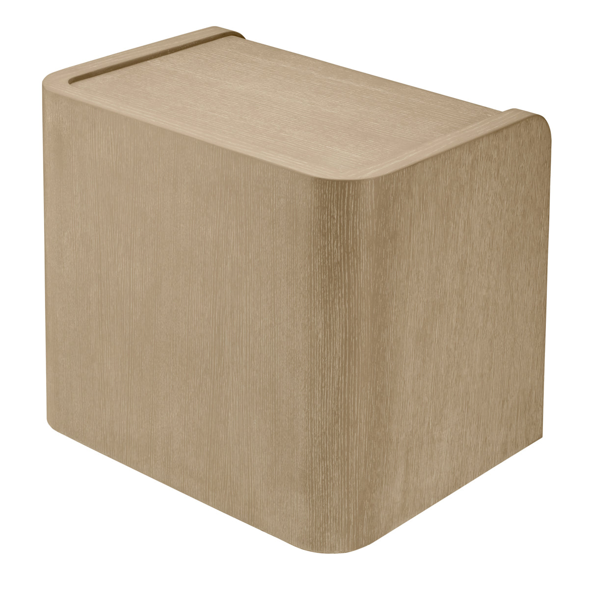 Naktsskapis Joane Eichholtz 60/49/53.5 cm Washed oak veneer/medium bronze finish