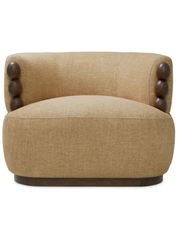 Krēsls Grimaud Eichholtz 100/92/75 cm Renato honey | ebony finish - N1 Home