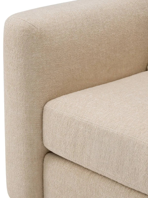 Krēsls Amadeo Eichholtz 101/102/95 cm Natural oak veneer | renato ecru - N1 Home