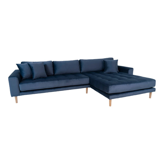 Dīvāns Lounge Lito 290/170/76 cm zils