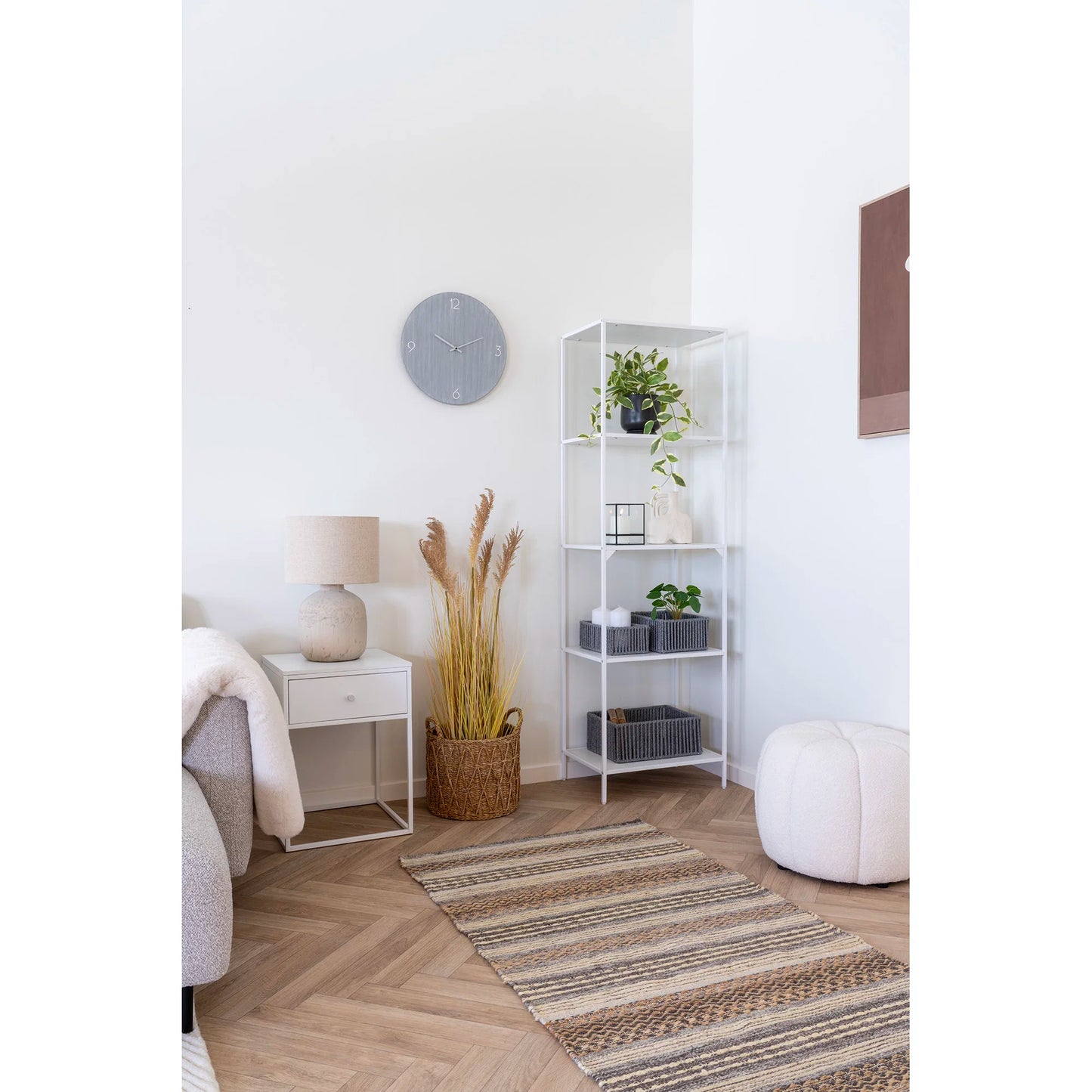 Pufs Pais 48/48/38 cm off-white