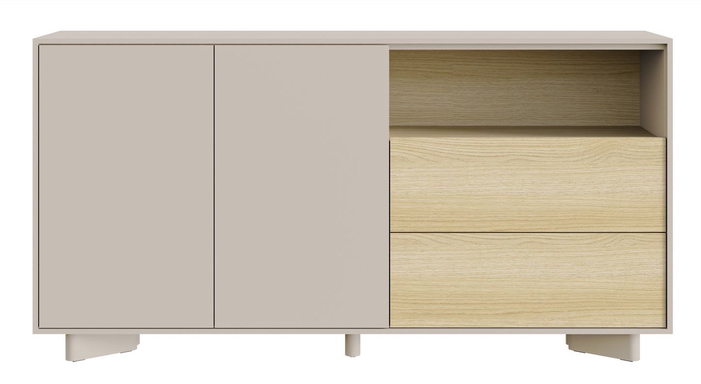 Kumode Distri 156/80/35 cm Vičencas ozols/kašmirs