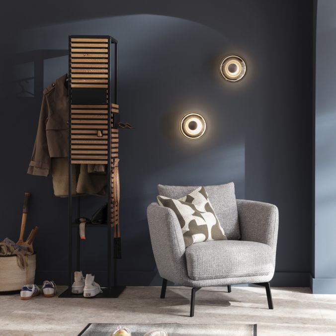 Siena lampa POSH 11/22/22 cm melns