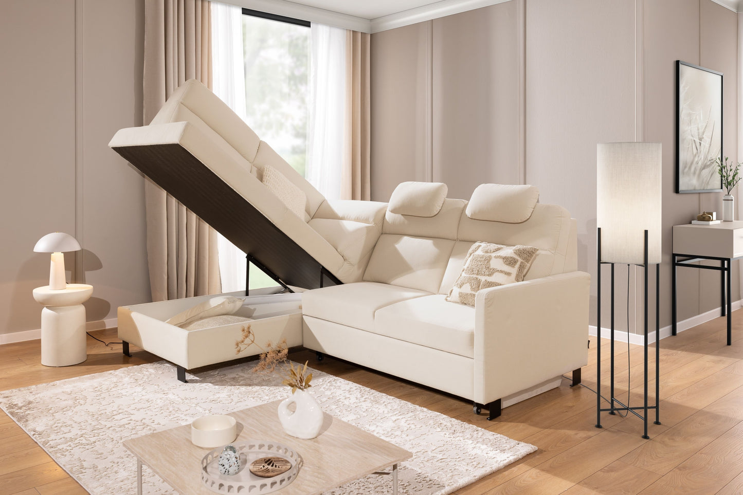 Dīvāns Loar 241/100/180 cm Sand 03