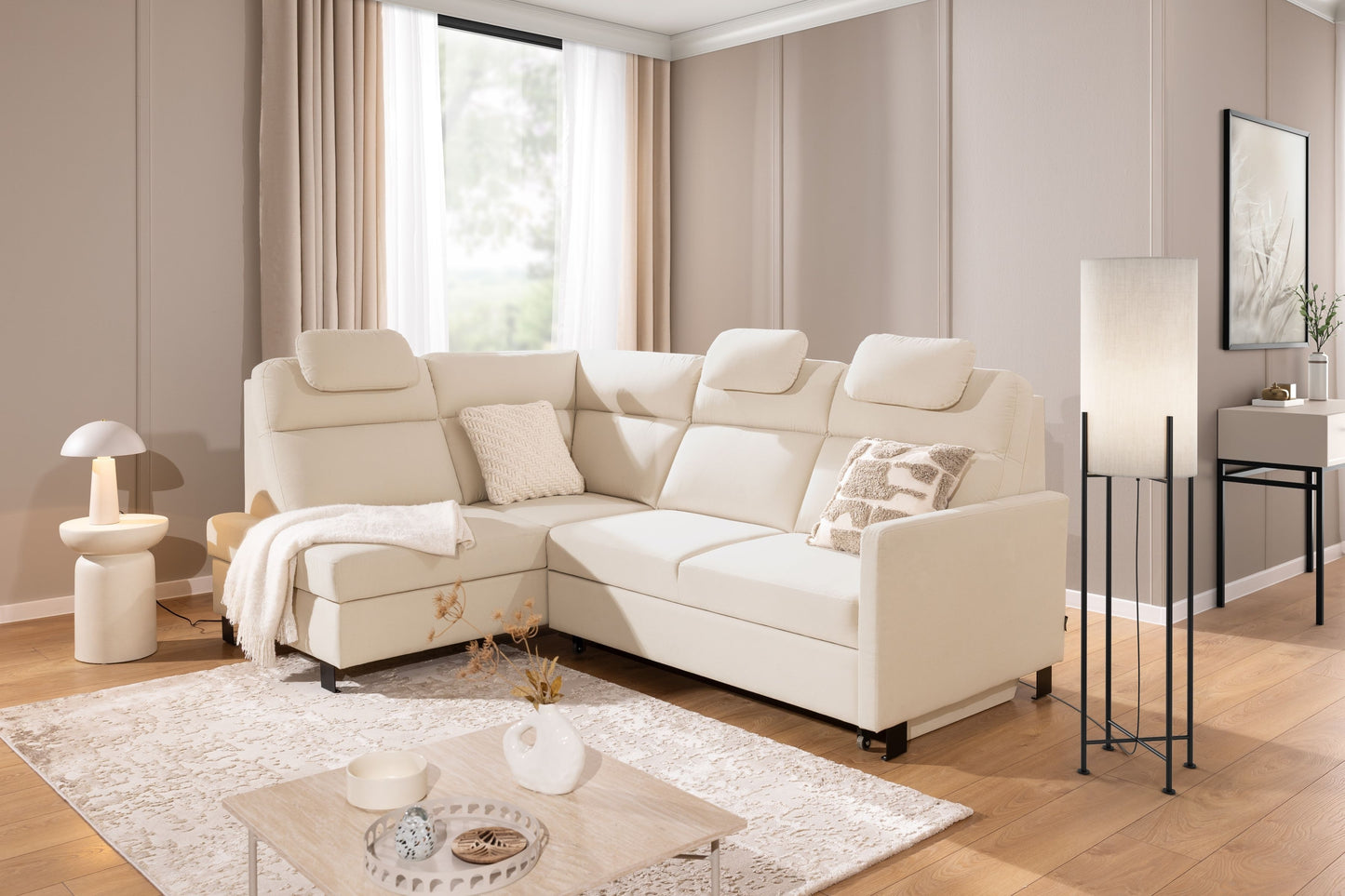 Dīvāns Loar 241/100/180 cm Sand 03