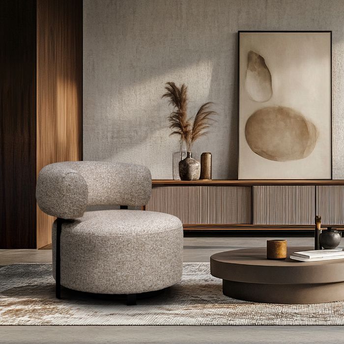 Krēsls Aston Befame 88/87/74 cm bēšs - N1 Home