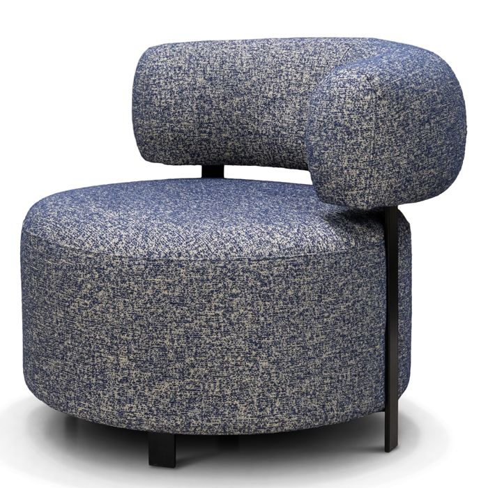 Krēsls Aston Befame 88/87/74 cm zils - N1 Home