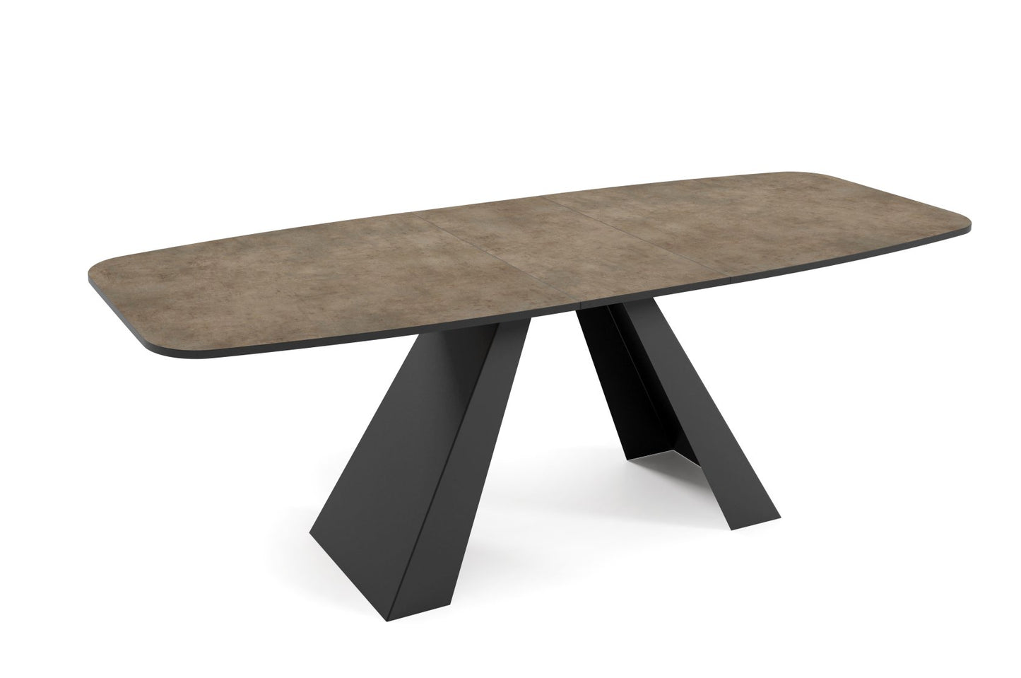 Galds Myra 160/76/80 cm Dark Grey Chicago Concrete - N1 Home