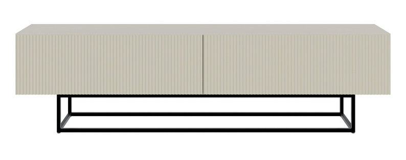 TV skapis Velda 175/46/31 cm bēšs/melns