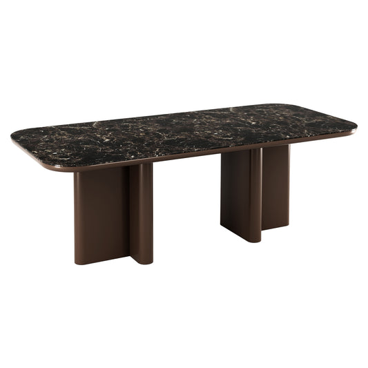Galds Almundi Richmond Interiors 230/76/100 cm chocolat brown