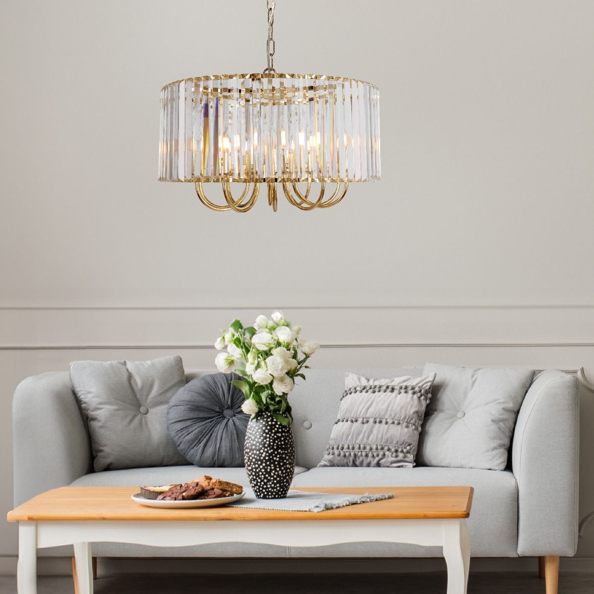 Piekaramā lampa Parizi 95/40/40 cm zelts